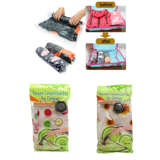 Clothes Storage Compressed Air Vacuum Bag 80cm x 60cm 0458 (Parcel Rate)