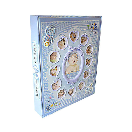 My First Year Baby Photo Album Book Gift Assorted Colours 0508 (Parcel Rate)