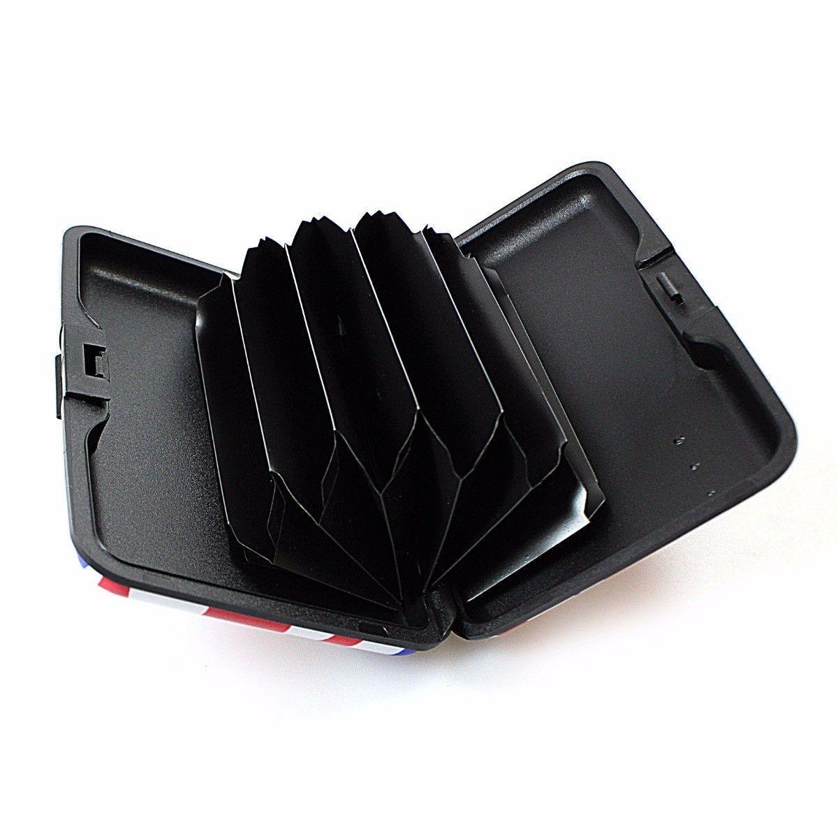 Aluminium Plastic Card Holder Wallet with Printed Design Assorted Designs 0023 (Large Letter Rate)