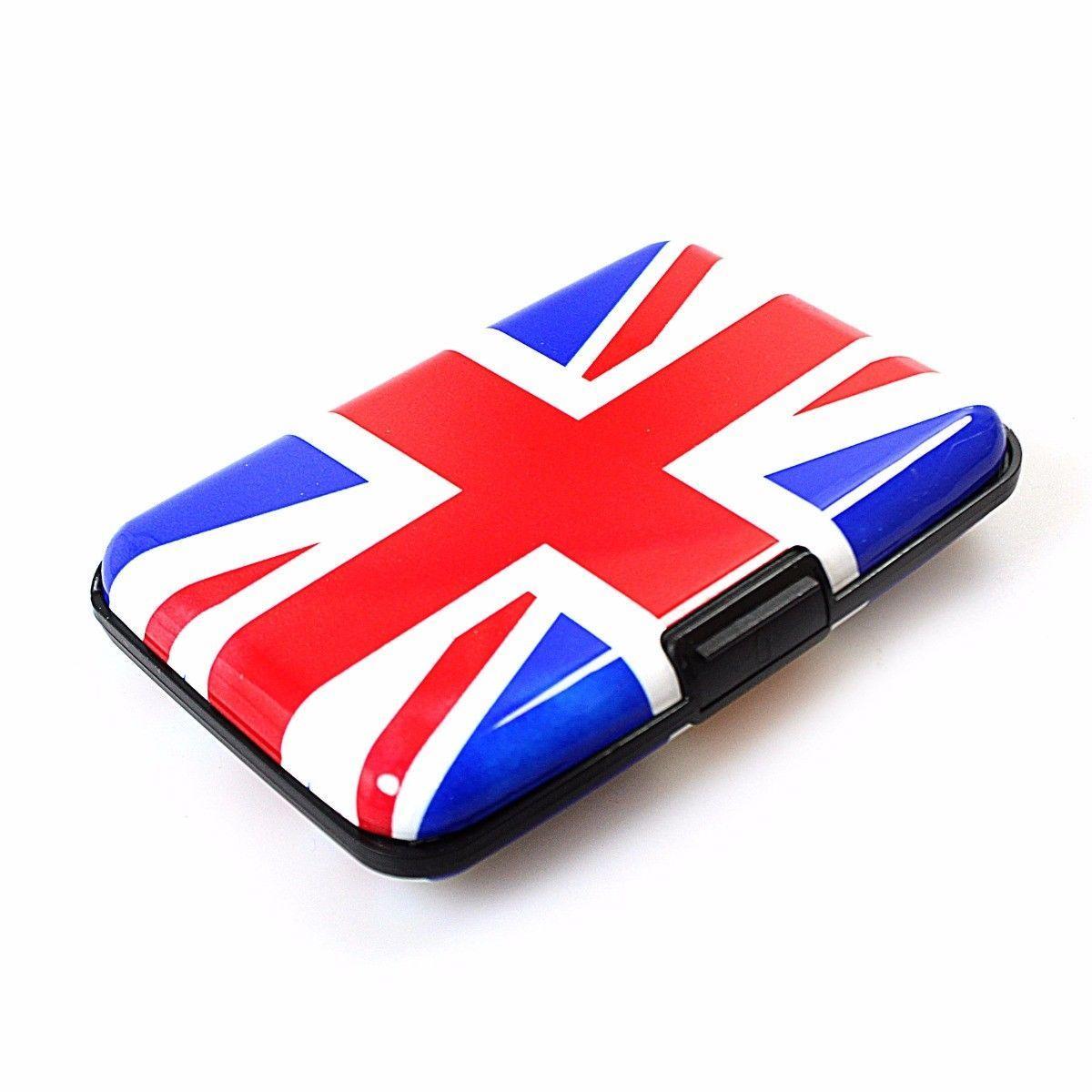 Aluminium Plastic Card Holder Wallet with Printed Design Assorted Designs 0023 (Large Letter Rate)