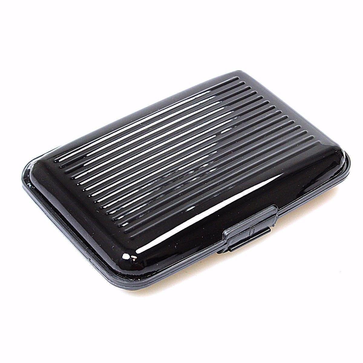 Aluminium Plastic Card Holder Wallet Assorted Colours 0024 (Large Letter Rate)