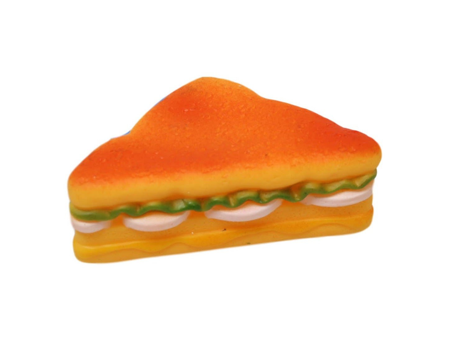 Pet Dog Toy Squeaky Sliced Sandwich 10 x 5.5 cm 6359 (Parcel Rate)