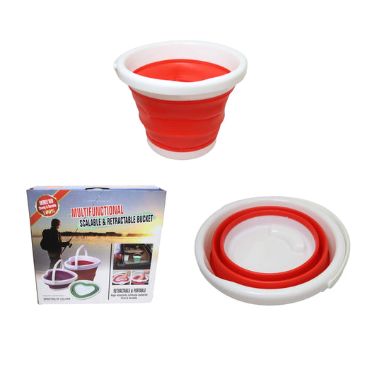 Multifunctional Retractable Silicone Bucket 25 x 20 cm 6443 (Parcel Rate)