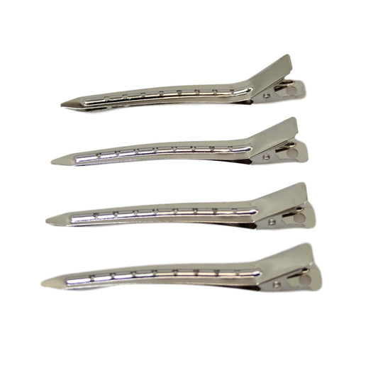Metal Alligator Hair Clips 8.5 cm Pack of 4 6523 A (Large Letter Rate)