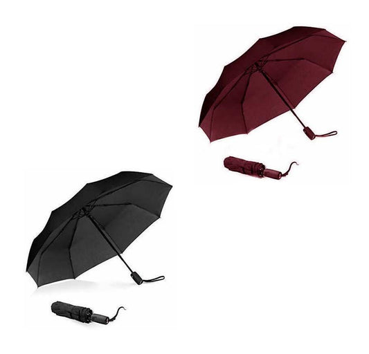 Folding Umbrella with Umbrella Cover 30 cm Assorted Colours 6551 A  (Parcel Rate)