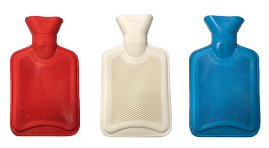 BestHouse Hot Water Bottle 0.5 Litre Assorted Colours BB1191 (Parcel Rate)