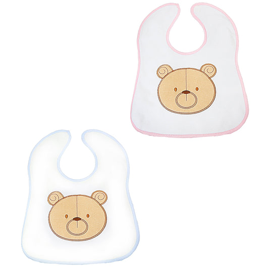 Baby Apron Bib Assorted Colours 4982 (Large Letter Rate)