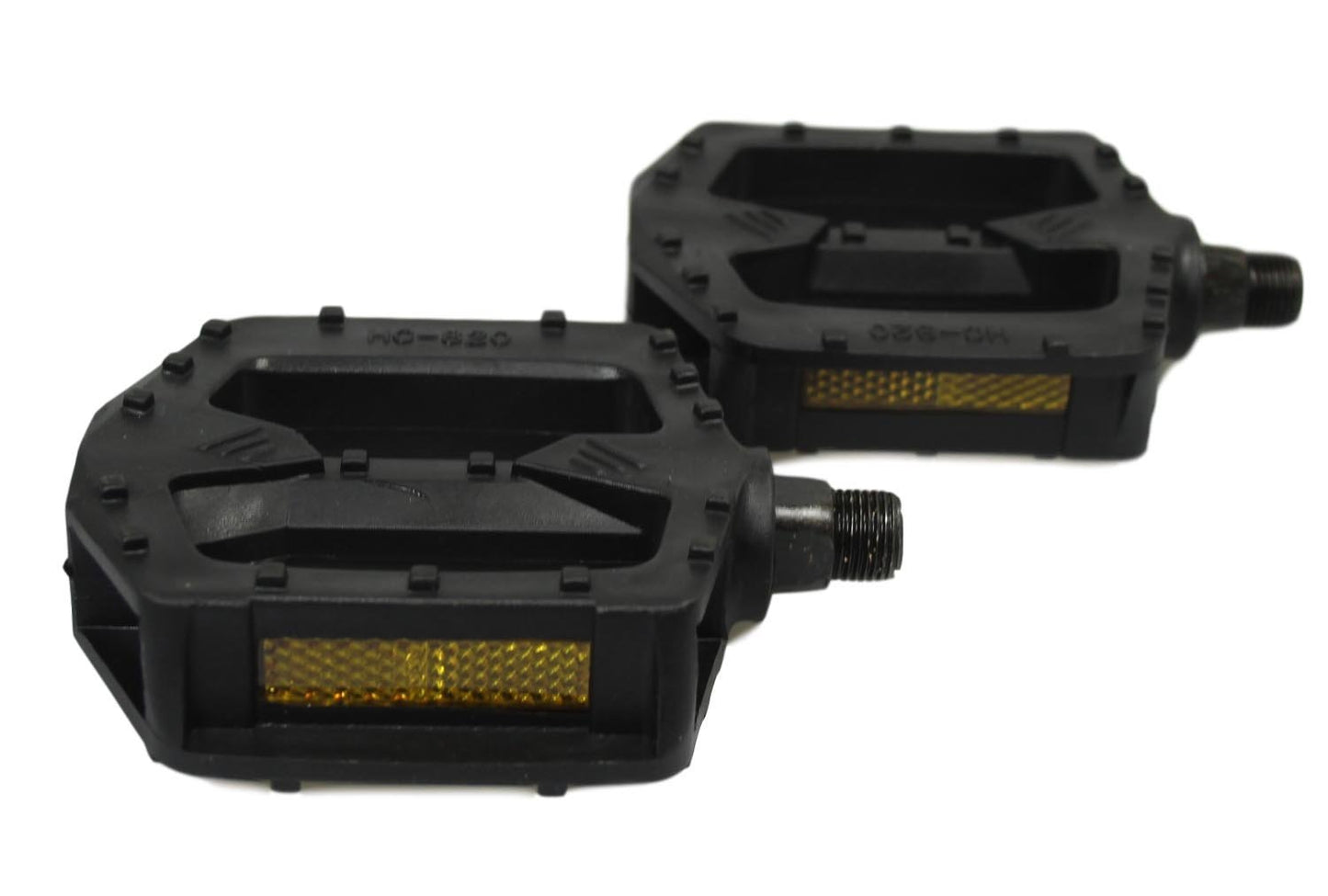 Bicycle Bike Pedals with Reflective Part 11cm Black 1852 (Large Letter Rate)