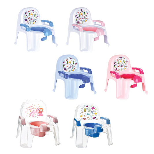 Moblen Afacan Baby Potty Trainer Chair Assorted Colours 33 x 30 x 30 cm CM135 (Parcel Rate)