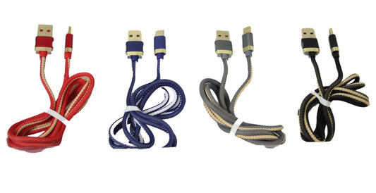 Honyu Data Cable Quick Charge USB Data Sync 4 Colours 100cm 5485 (Parcel Rate)