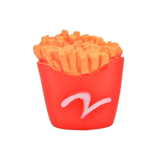 Pet Dog Toy Squeaky Silicone Potato French Fries Chips 4301 (Parcel Rate)