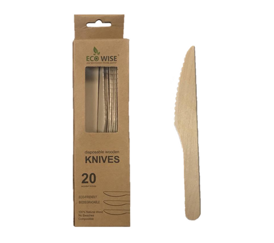 Wooden Knife Pack of 20 EC1178 (Parcel Rate)
