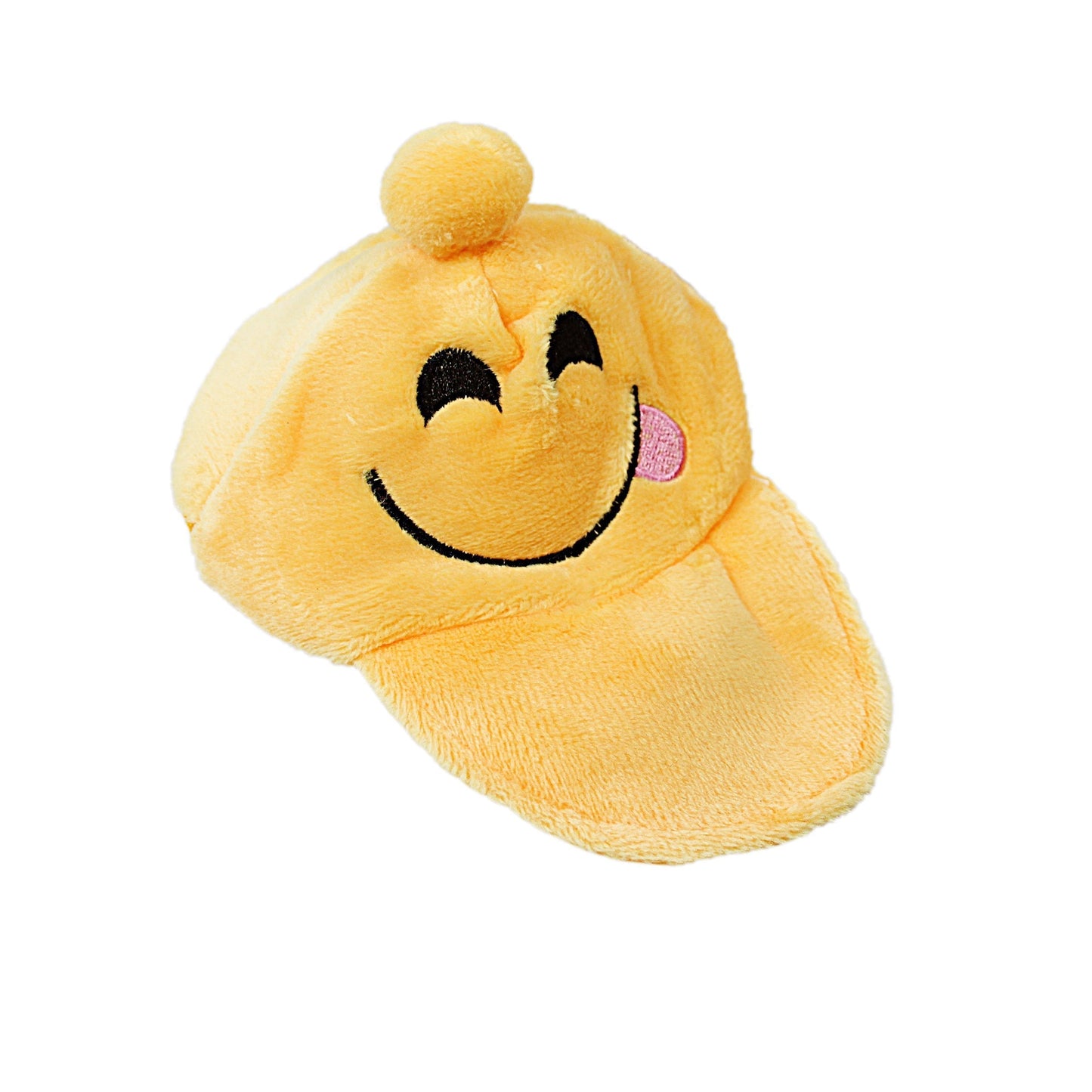 Emoji Soft Hat Cap Shaped Coin Purse 9 cm Assorted Designs 4956 (Parcel Rate)
