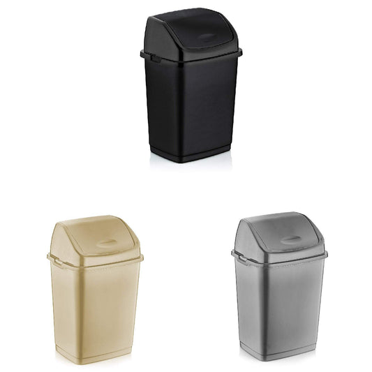 Kitchen Plastic Fantasy Swig Bin 50 Litre Assorted Colours 9705 (Big Parcel Rate)