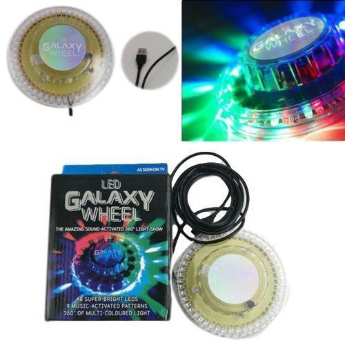 Galaxy Wheel 48 Leds Disco Stage Lamp USB Dazzling Color Led light 5505 (Parcel Rate)
