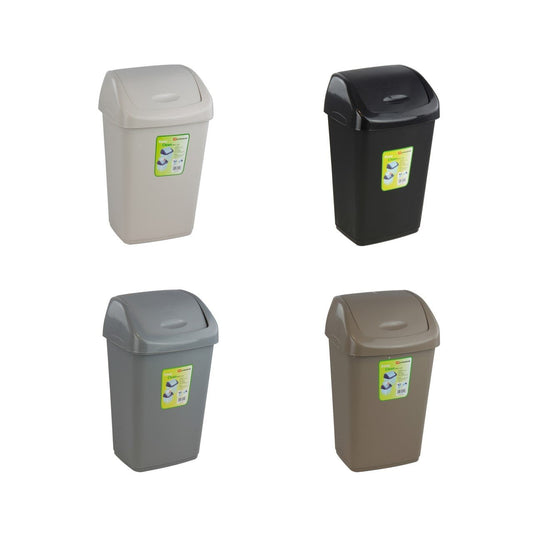Swing Bin Keep Clean 25 Litre Assorted Colours 4525/7561 (Big Parcel Rate)
