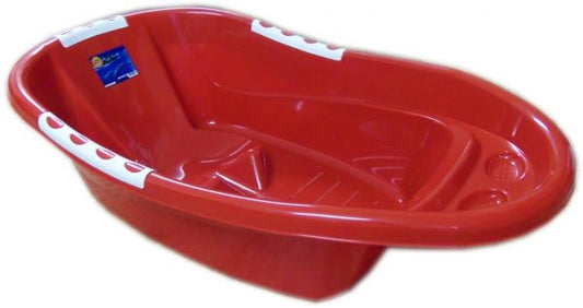 Plastic Baby Bath Tub 80 x 48 cm Assorted Colours H0660 (Parcel Rate)