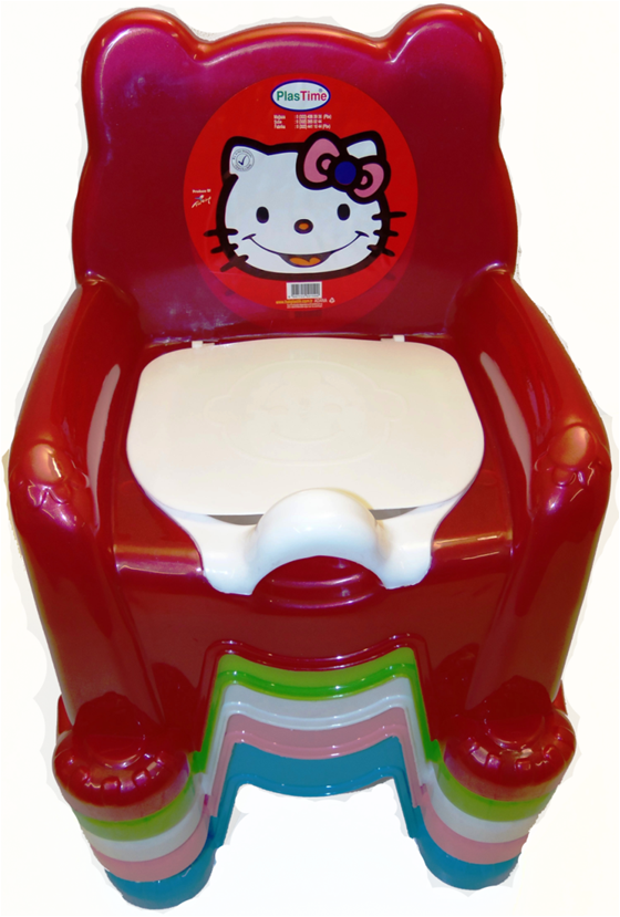 Plastic Baby Potty Chair Toilet 35cm x 28cm Assorted Colours H1599 (Big Parcel Rate)