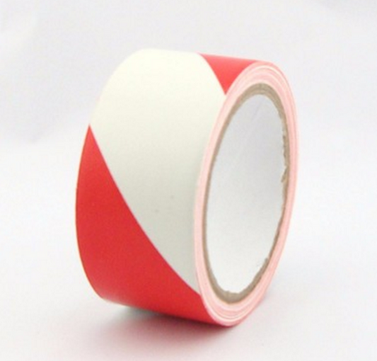 SAAO Barrier Tape In A Box Red White 48mm x 100 Metre 2672 (Parcel Rate)