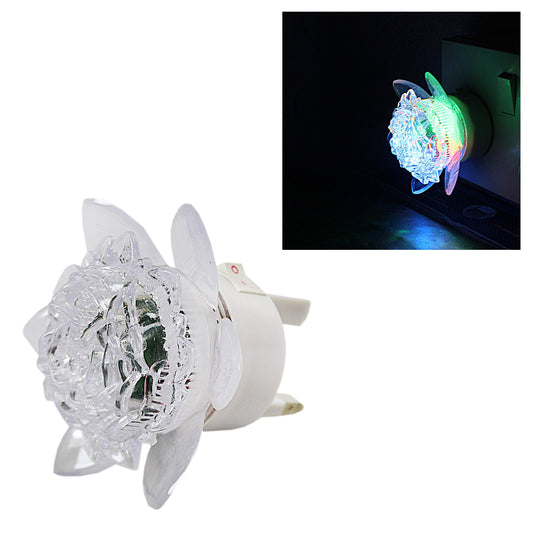 LED Plug In Floral Light Up Night Light 2585 (Parcel Rate)
