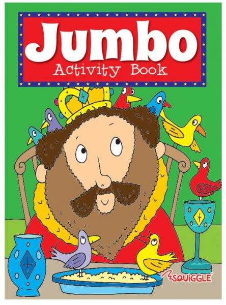 Jumbo Children's Activity Book 3 / 4 Assorted Designs P2172 (Parcel Rate)
