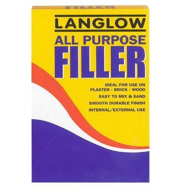 Langlow Diy All Purpose Powder Filler Quick Dry Smooth Finish Powder Filler STD 450gm 47-2 (Parcel Rate)