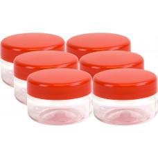 Plastic Kitchen Pet Food Storage Jar 50 ml Pack of 6 ST5128 (Parcel Rate)