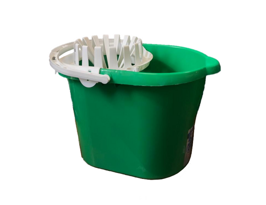 Plastic Mop Bucket 14 Litre Assorted Colours THL3019 (Parcel Rate)