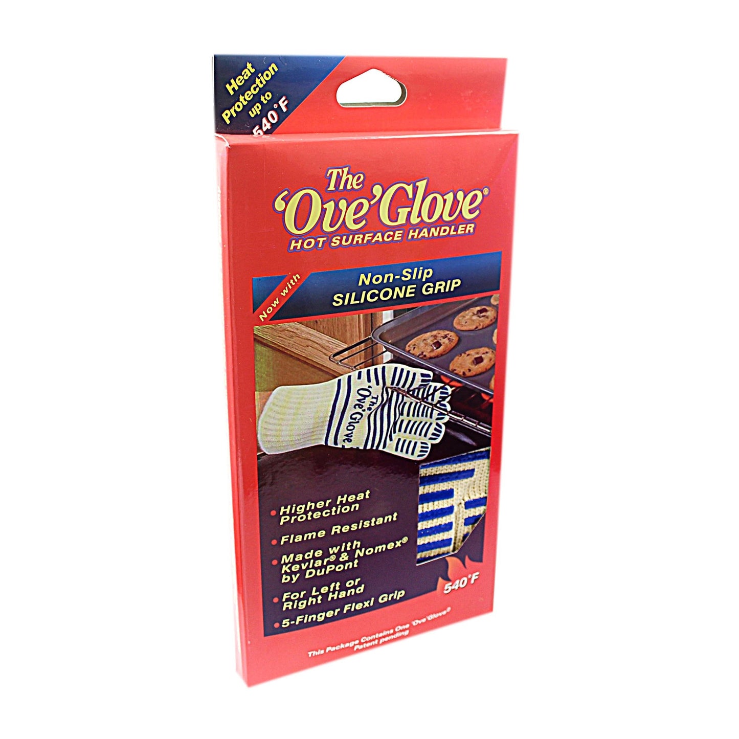 The 'Ove' Glove Heavy Duty Oven Glove Non- Slip Silicone Grip Washable 15 cm x 24 cm Large 4403 A (Parcel Rate)