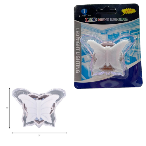 LED Plug Butterfly Light Up Night Light  2586 (Parcel Rate)