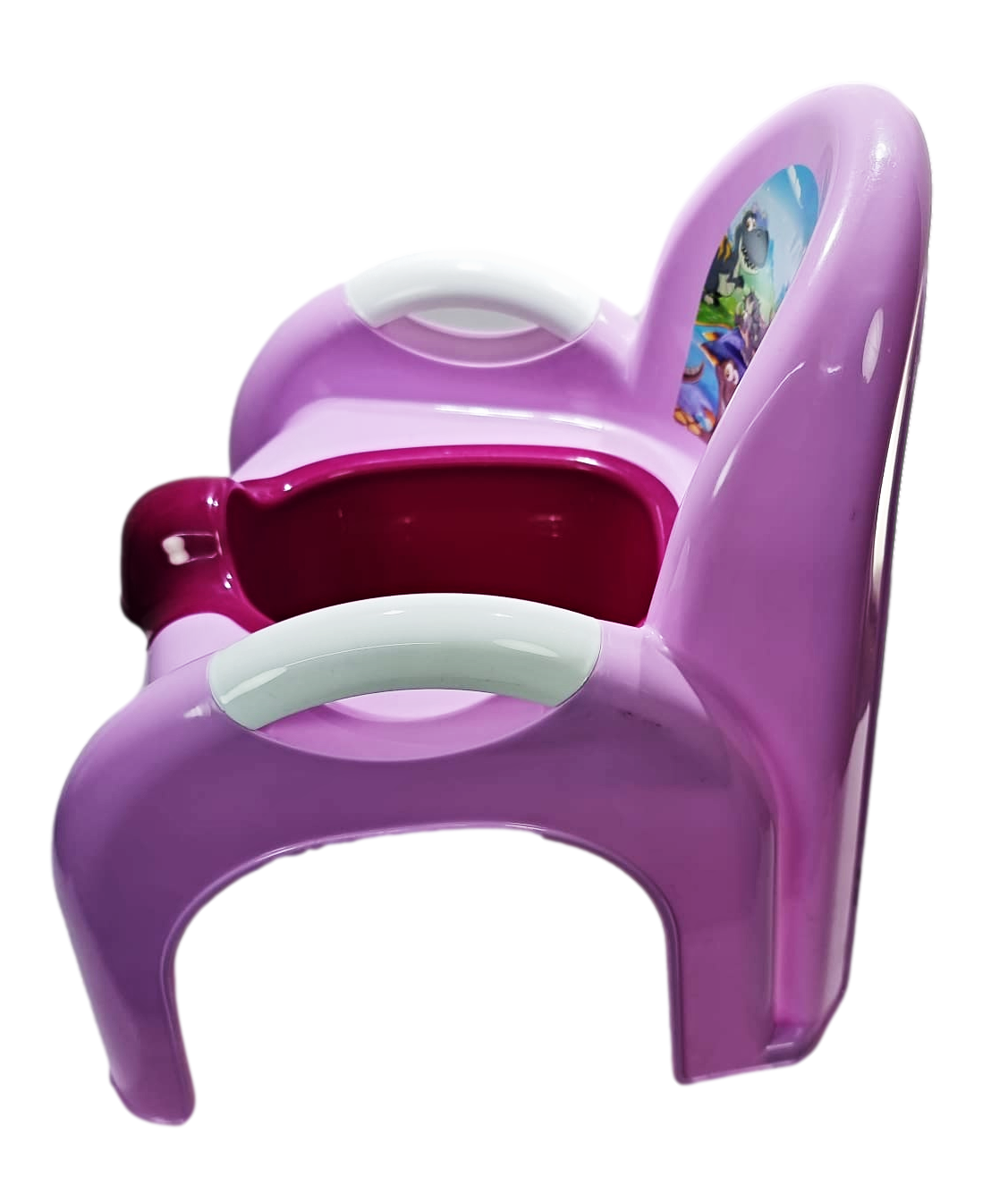 Portable Potty Chair H32cm W29cm L27cm Assorted Colours AK639 (Parcel Rate)p