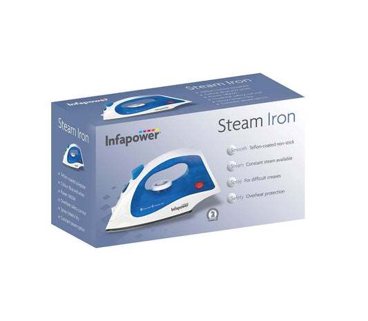 Infapower Dry / Steam Iron 1400W X601 A  (Parcel Rate)