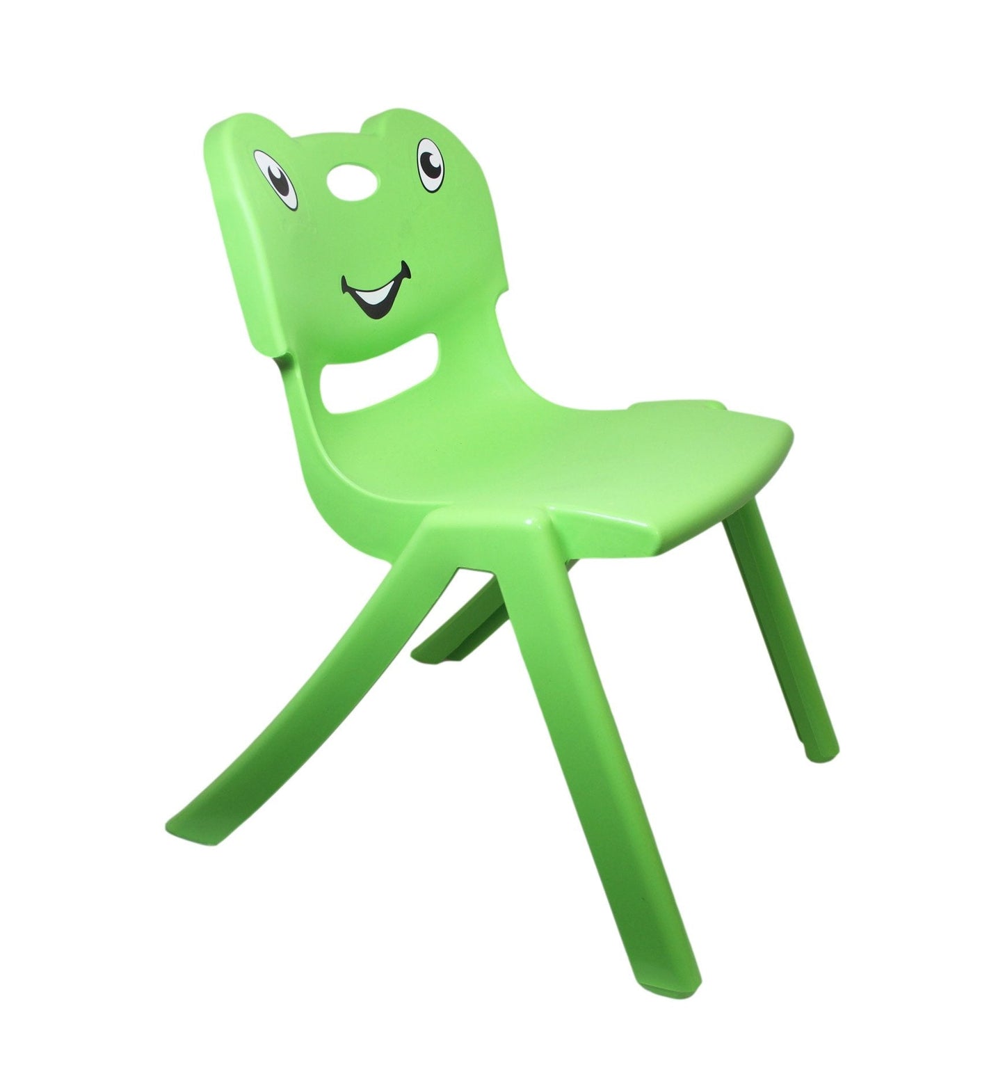 Gizem Children's Plastic Chair 50 x 26 cm Frog Animal Design Assorted Colours CT031 A (Big Parcel Rate)