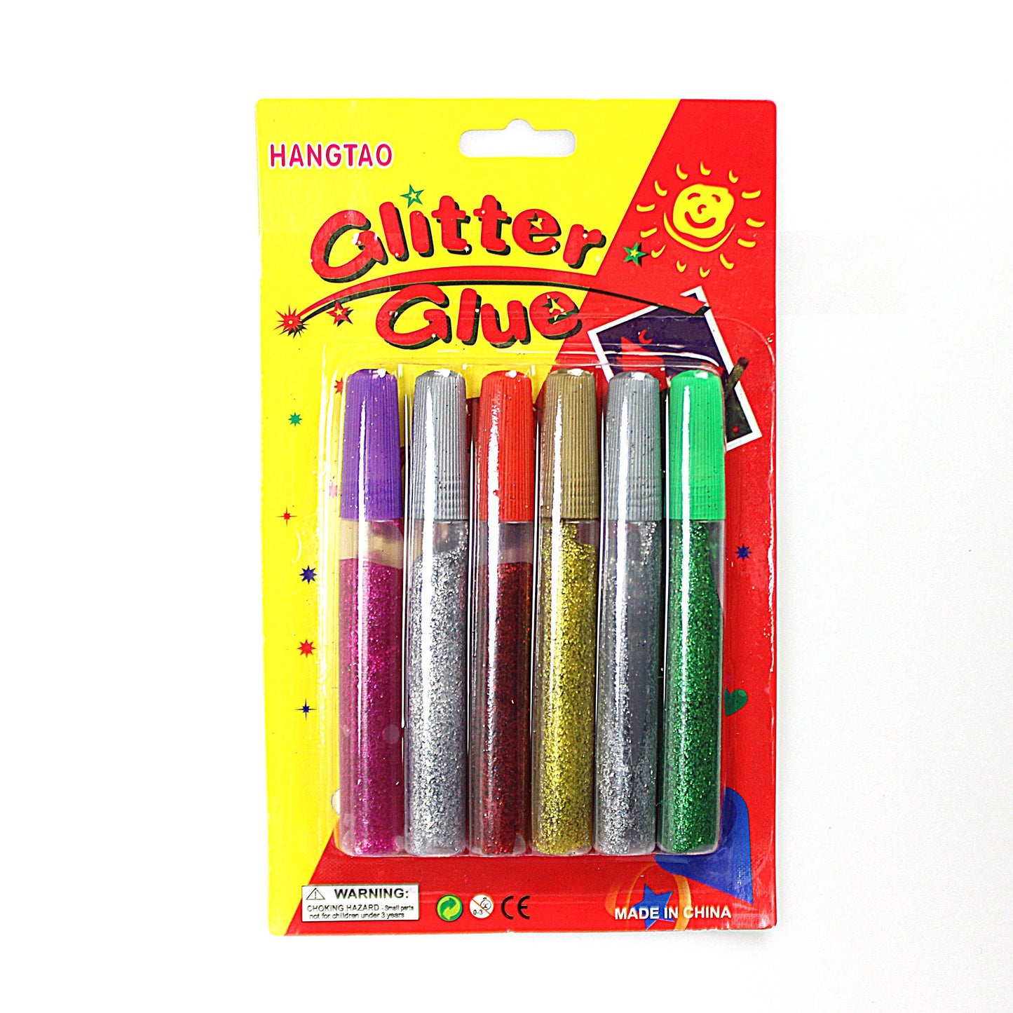 Glitter Glue Set Arts & Crafts GG1063 (Parcel Rate)