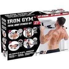 Iron Gym Total Upper Body Workout Perfect For Pull Ups Sit Ups Push Ups & Dips 2371 A W25  (Parcel Rate)