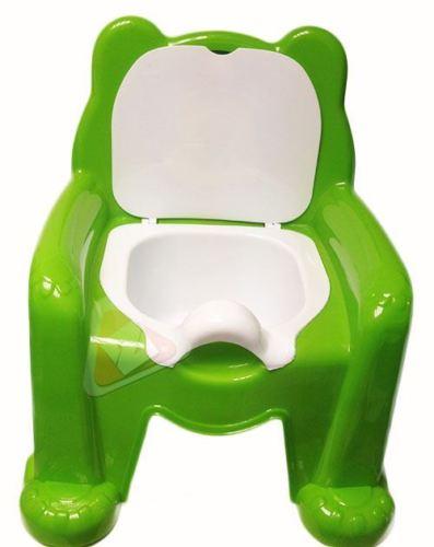 Childrens Toddlers Plastic Baby Potty Green Baby & Toddler Potty Training 35cm x 28cm    0159  A (Big Parcel Rate)