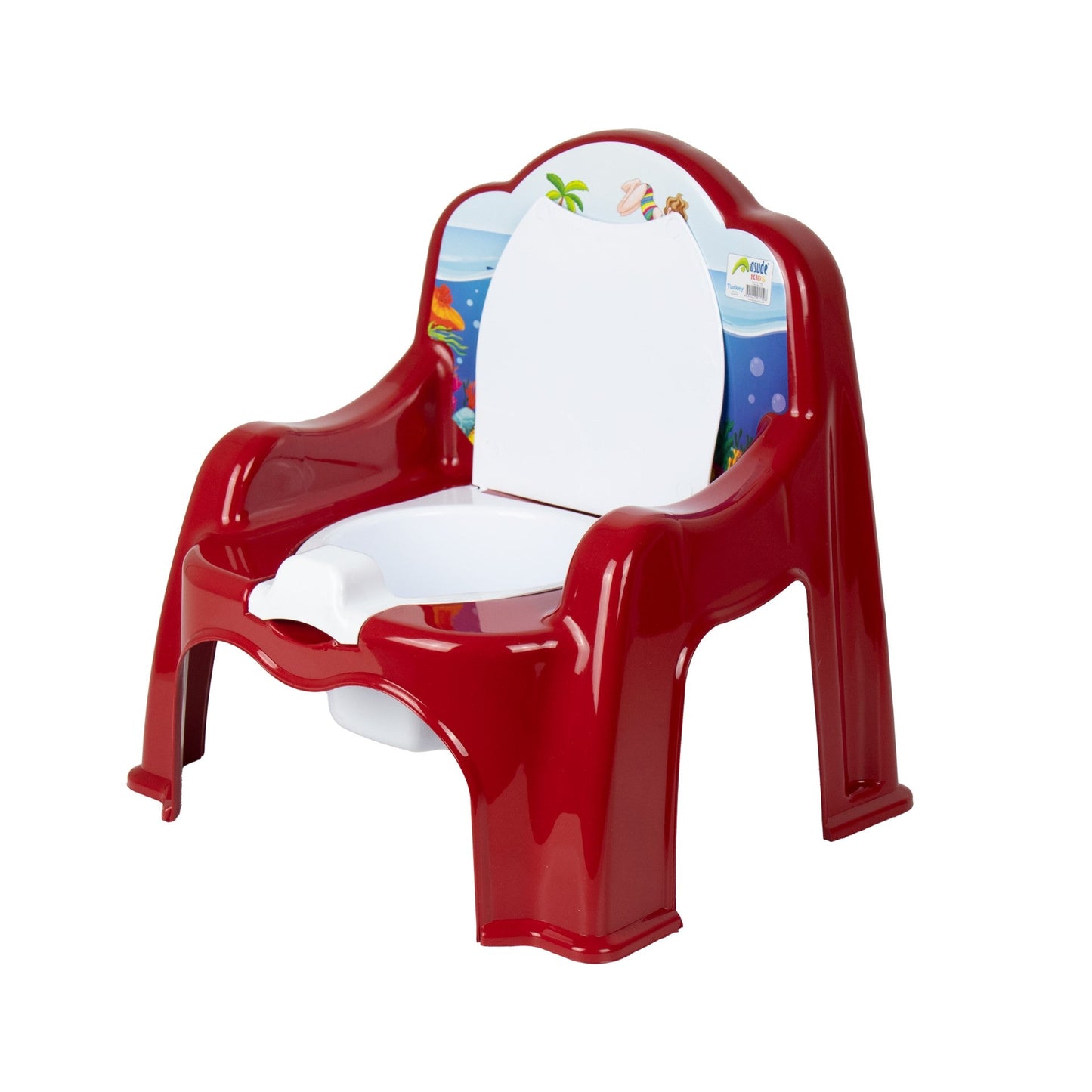 Asude Plastic Baby Potty Chair Assorted Colours 11139 / ASD159 (Parcel Rate)